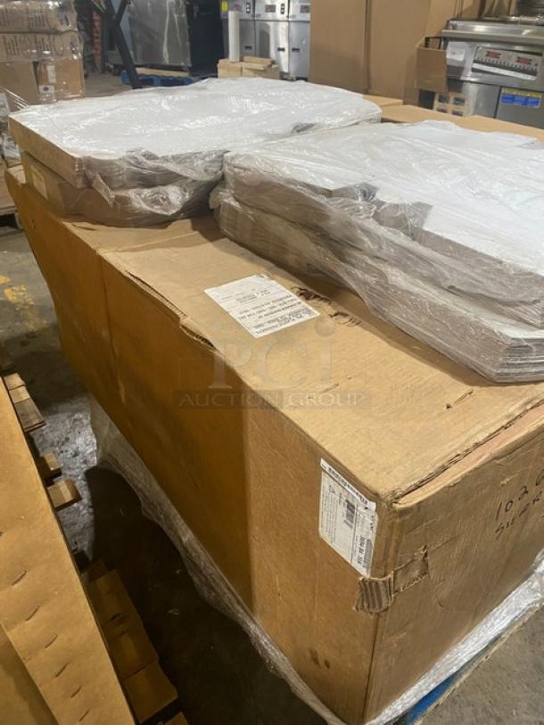 BRAND NEW! MIXED PALLET! Tablecraft Commercial Clear High Density 12 Oz. Wide Mouth Squeeze Bottles! Model: 11253CHD01! With R3 Redistribution Commercial White 10”x10”x5” Cake/Bakery Boxes! Model: J27B03! With EcoLab Vortexx Commercial 4 Gal. Acid Liquid Sanitizer! Model: 6300862! With Cal-Mil Sierra Series Commercial Clear Pastry Drawer! 15X Your Bid! - Image 3 of 10