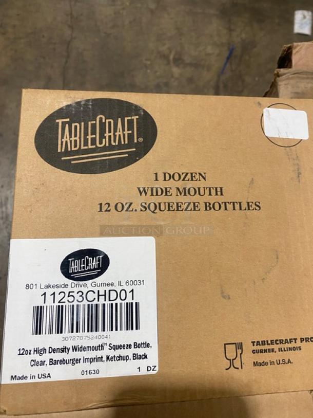 BRAND NEW! MIXED PALLET! Tablecraft Commercial Clear High Density 12 Oz. Wide Mouth Squeeze Bottles! Model: 11253CHD01! With R3 Redistribution Commercial White 10”x10”x5” Cake/Bakery Boxes! Model: J27B03! With EcoLab Vortexx Commercial 4 Gal. Acid Liquid Sanitizer! Model: 6300862! With Cal-Mil Sierra Series Commercial Clear Pastry Drawer! 15X Your Bid! - Image 5 of 10