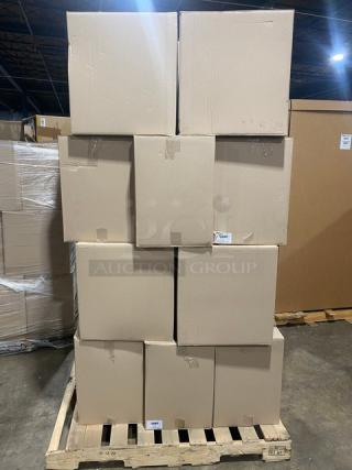 BRAND NEW! FULL PALLET! Rak Porcelain Commercial Clear 25 Oz. Celebration Pinot/Burgundy Wine Glasses! Model: 1560000T! 20X Your Bid!