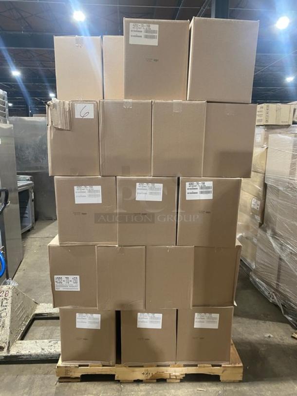 BRAND NEW! FULL PALLET! Handi-Foil Commercial Black/Gold Medium Sized Gourmet-To-Go Food Containers! Model: 4202-70-150! 55X Your Bid! - Image 1 of 8