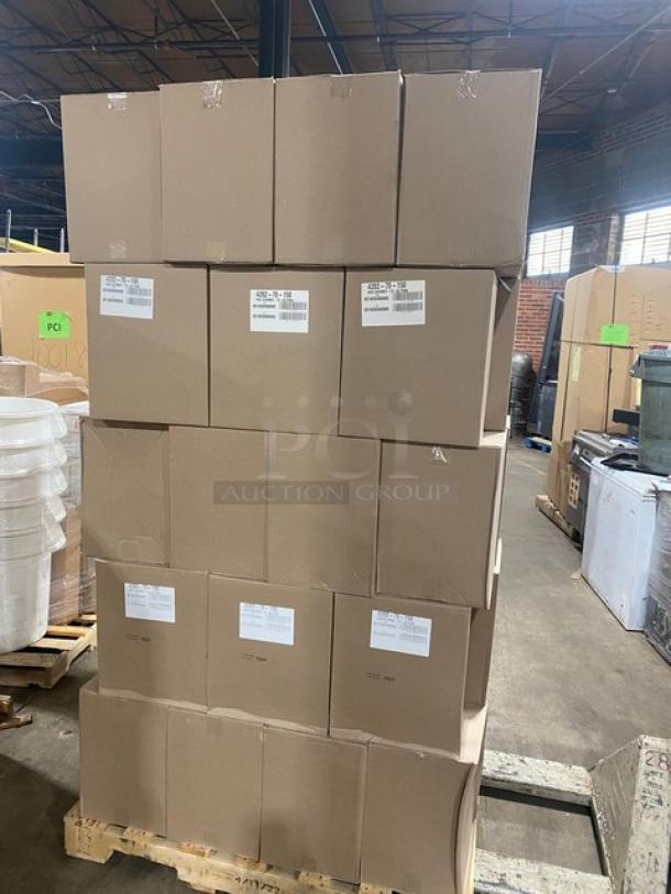BRAND NEW! FULL PALLET! Handi-Foil Commercial Black/Gold Medium Sized Gourmet-To-Go Food Containers! Model: 4202-70-150! 55X Your Bid! - Image 3 of 8