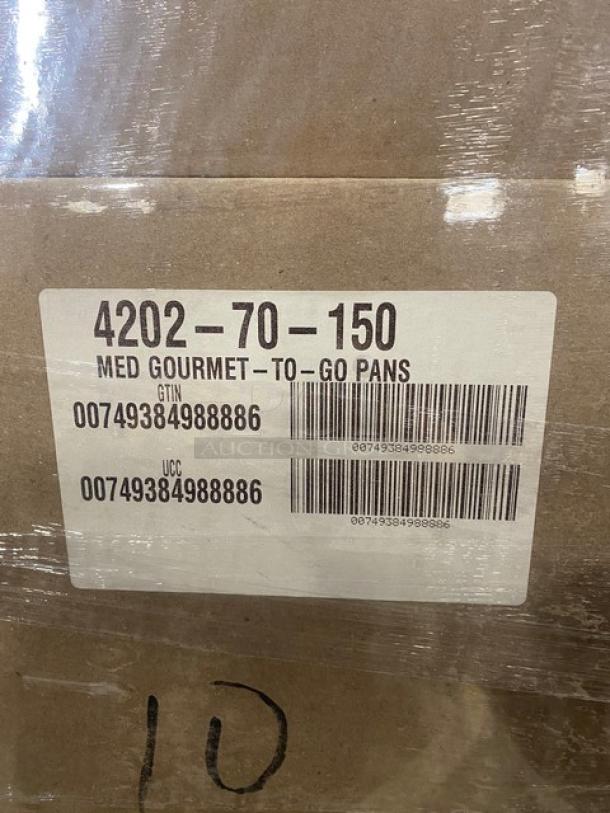 BRAND NEW! FULL PALLET! Handi-Foil Commercial Black/Gold Medium Sized Gourmet-To-Go Food Containers! Model: 4202-70-150! 45X Your Bid! - Image 5 of 9