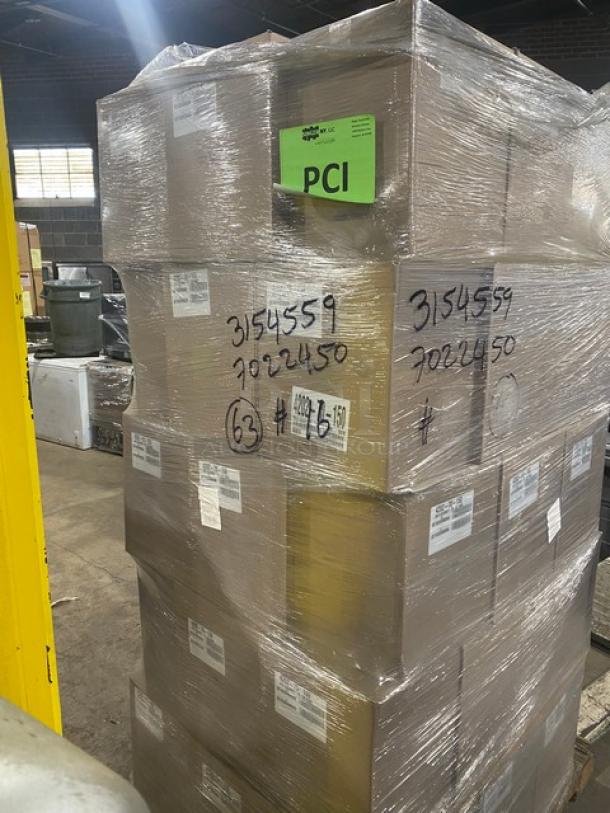 BRAND NEW! FULL PALLET! Handi-Foil Commercial Black/Gold Medium Sized Gourmet-To-Go Food Containers! Model: 4202-70-150! 55X Your Bid! - Image 3 of 12