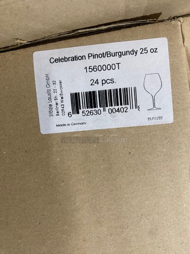 BRAND NEW! FULL PALLET! Rak Porcelain Commercial Clear 25 Oz. Celebration Pinot/Burgundy Wine Glasses! Model: 1560000T! 15X Your Bid! - Image 5 of 6