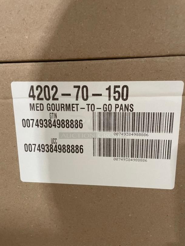 BRAND NEW! FULL PALLET! Handi-Foil Commercial Black/Gold Medium Sized Gourmet-To-Go Food Containers! Model: 4202-70-150! 55X Your Bid! - Image 5 of 9