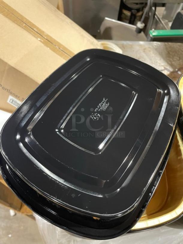 BRAND NEW! FULL PALLET! Handi-Foil Commercial Black/Gold Medium Sized Gourmet-To-Go Food Containers! Model: 4202-70-150! 55X Your Bid! - Image 8 of 9