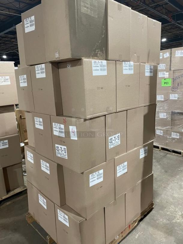BRAND NEW! FULL PALLET! Handi-Foil Commercial Black/Gold Medium Sized Gourmet-To-Go Food Containers! Model: 4202-70-150! 55X Your Bid! - Image 2 of 9
