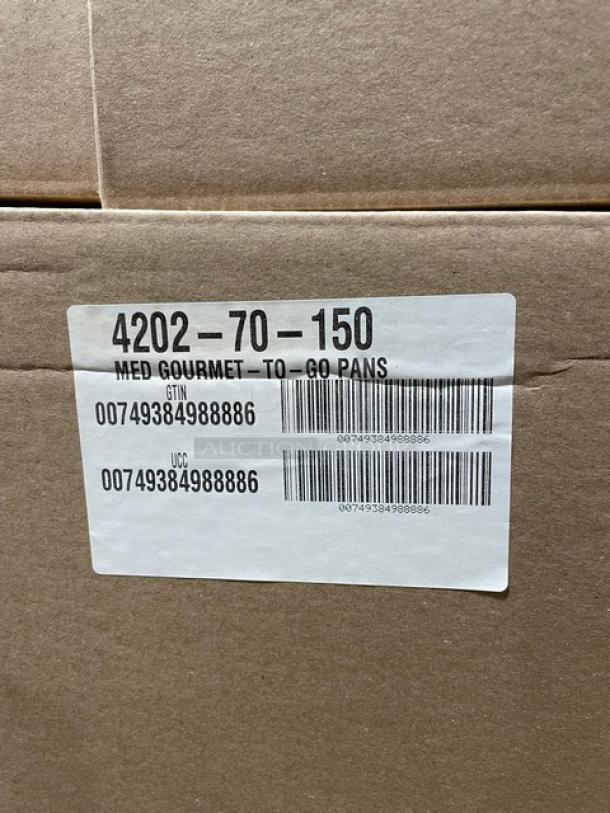 BRAND NEW! FULL PALLET! Handi-Foil Commercial Black/Gold Medium Sized Gourmet-To-Go Food Containers! Model: 4202-70-150! 44X Your Bid! - Image 5 of 8
