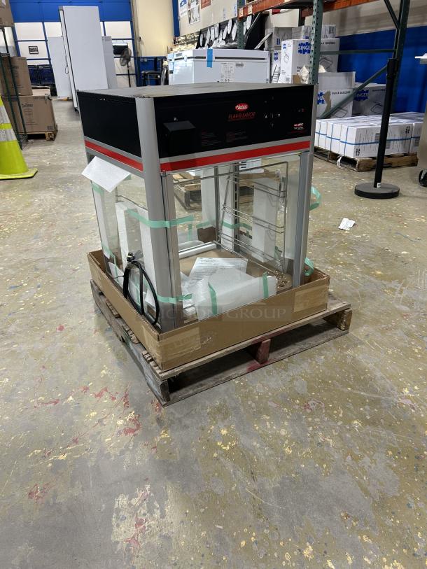 NEW! Hatco! 2023 Late Model! Flav-R-Savor Series Commercial Stainless Steel Electric Powered Countertop 3-Tier Humidified Heated Holding Display Cabinet/Showcase! Model: FSD-1X SN: 3749952334! 120V 1 Phase! - Image 2 of 5