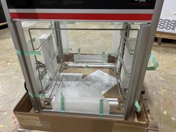 NEW! Hatco! 2023 Late Model! Flav-R-Savor Series Commercial Stainless Steel Electric Powered Countertop 3-Tier Humidified Heated Holding Display Cabinet/Showcase! Model: FSD-1X SN: 3749952334! 120V 1 Phase! - Image 4 of 5