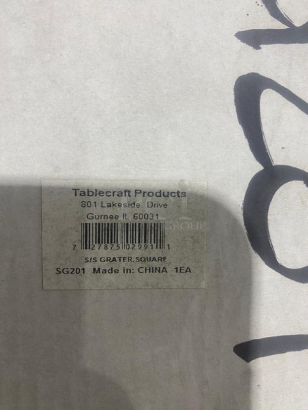 BRAND NEW! Tablecraft Commercial Stainless Steel 4-Sided Handheld Box Grater! Model: SG201! - Image 2 of 8