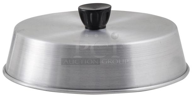 BRAND NEW! Winco Commercial Aluminum 8" Round Dome Style Basting Covers! 6/Case! Model: ADBC-8! - Image 1 of 6