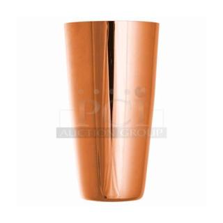 BRAND NEW! Urban Bar USA Commercial Copper Plated Stainless Steel 28-3/4 Oz. Boston Shaker Tin! Model: UB3088! 2X Your Bid!