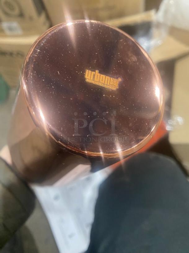 BRAND NEW! Urban Bar USA Commercial Copper Plated Stainless Steel 28-3/4 Oz. Boston Shaker Tin! Model: UB3088! 2X Your Bid! - Image 3 of 5