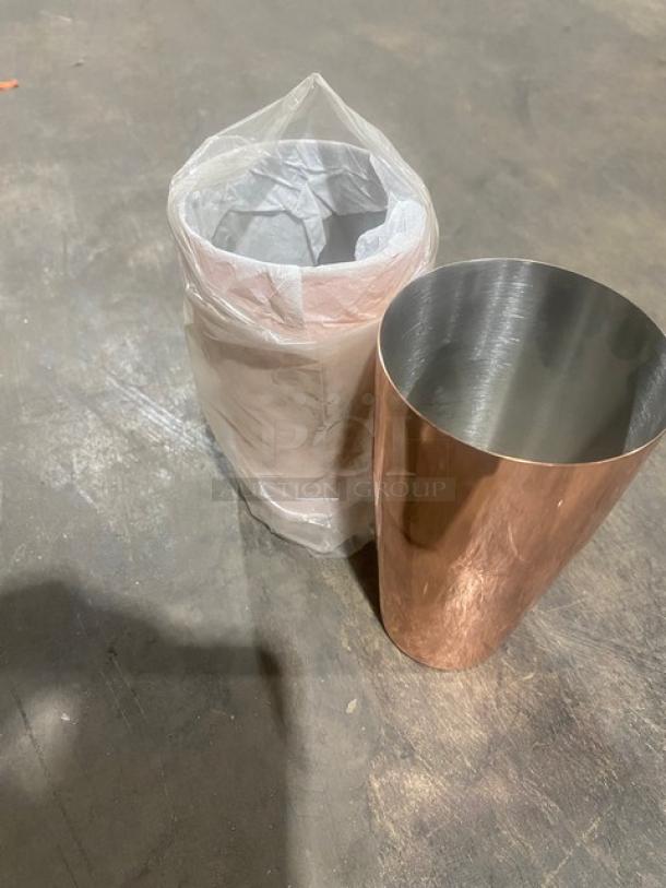 BRAND NEW! Urban Bar USA Commercial Copper Plated Stainless Steel 28-3/4 Oz. Boston Shaker Tin! Model: UB3088! 2X Your Bid! - Image 4 of 5
