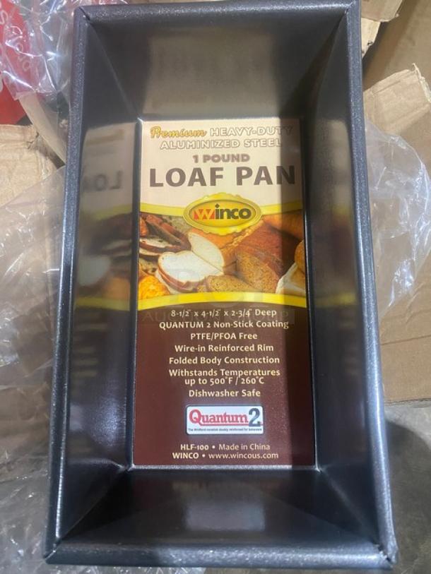 BRAND NEW! Winco Quantum2 Series Commercial Premium Aluminized Steel Heavy Duty Non-Stick 1 Lb. Loaf Pan! Model: HLF-100! 6X Your Bid! - Image 2 of 5