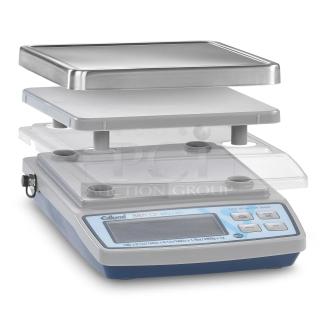 BRAND NEW! Edlund Bravo Series Commercial Stainless Steel Electric Powered Countertop 10 Lb. Digital Portion Scale! With ClearShield Protective Cover! With Easy-To-Read LCD Display! Model: BRV-160 SN: 014937!