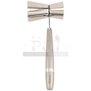 BRAND NEW! Rabbit Commercial Stainless Steel Heavy Duty 1.5 Oz. / .5 Oz. Double Sided Jigger! Model: W9953! 6X your Bid!