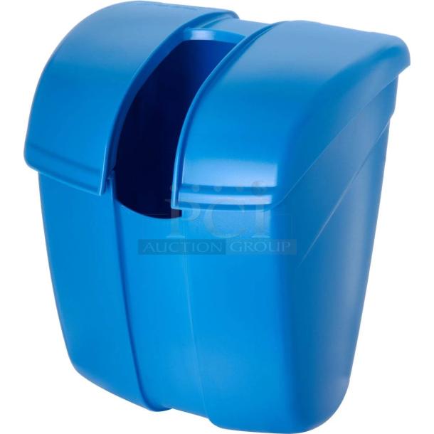 BRAND NEW! San Jamar Commercial Blue Sanitary Saf-T-Ice Scoop Storage Container/Caddy! Model: S12000! - Image 1 of 5