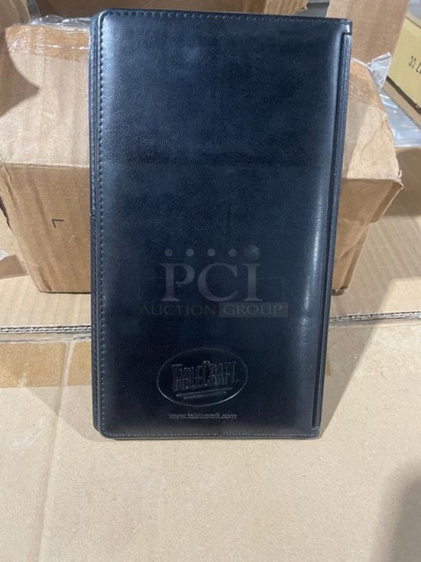 BRAND NEW! Tablecraft Commercial Black Vinyl 5"x9" Check Presentation Holder/Server Book! With Gold Imprint! Model: 59BK! 5X Your Bid! - Image 2 of 4