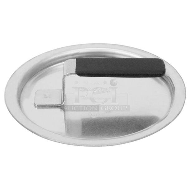 BRAND NEW! Vollrath Wear-Ever Series Commercial Aluminum 5-7/8" Round Flat Pot/Pan Cover! With Black Torogard Handle! Model: 67311! 4X Your Bid! - Image 1 of 4