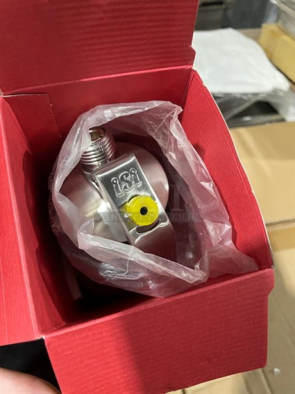 BRAND NEW! iSi Cream-Profi-Whip Series Commercial Stainless Steel Professional 1 Pint Handheld Whipped Cream Dispenser! With Tulip & Straight Tip Attachments! Model: 163001! 2X Your Bid! - Image 6 of 7