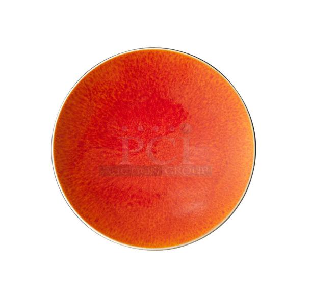 BRAND NEW! Jars Ceramics Tourron Collection Commercial Orange Dessert Plates! 4/Case! Model: JA950783! ALL ONE MONEY! - Image 1 of 6