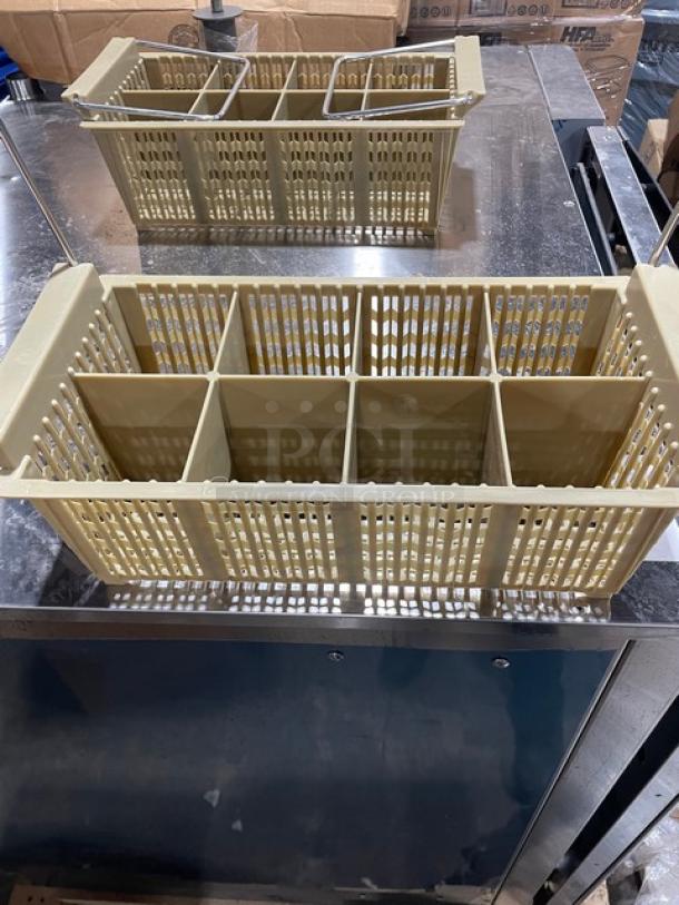 BRAND NEW! Winco Commercial 8-Compartment Cutlery Dishwasher Baskets! With Handles! Model: PCB-8! 2X Your Bid! - Image 3 of 5