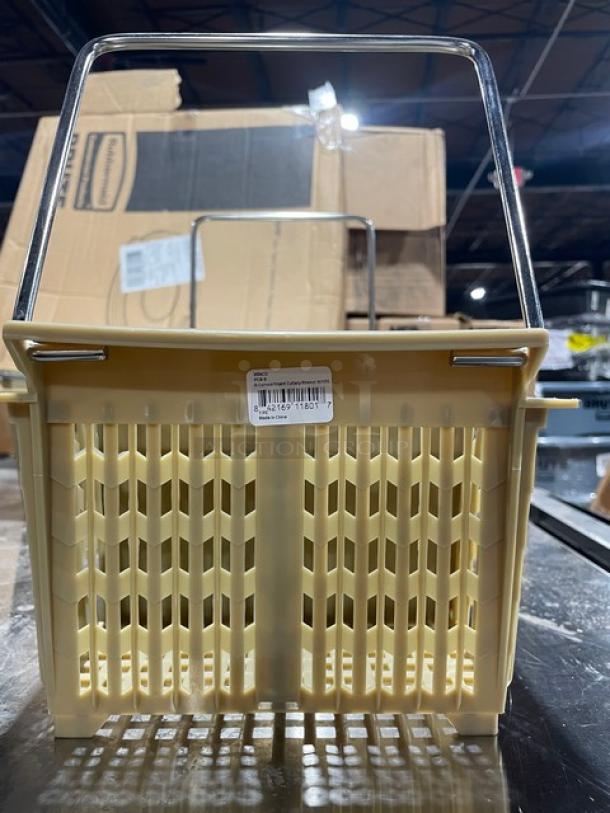 BRAND NEW! Winco Commercial 8-Compartment Cutlery Dishwasher Baskets! With Handles! Model: PCB-8! 2X Your Bid! - Image 4 of 5