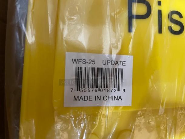 BRAND NEW! Update International Commercial Yellow Fold-Out Style 24" Caution/Wet Floor Signs! Model: WFS-25! 10X Your Bid! - Image 4 of 4
