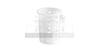 BRAND NEW! Vollrath Commercial White Heavy-Duty Round Perforated Flatware/Silverware Cylinders! Model: 52643! 12X Your Bid!