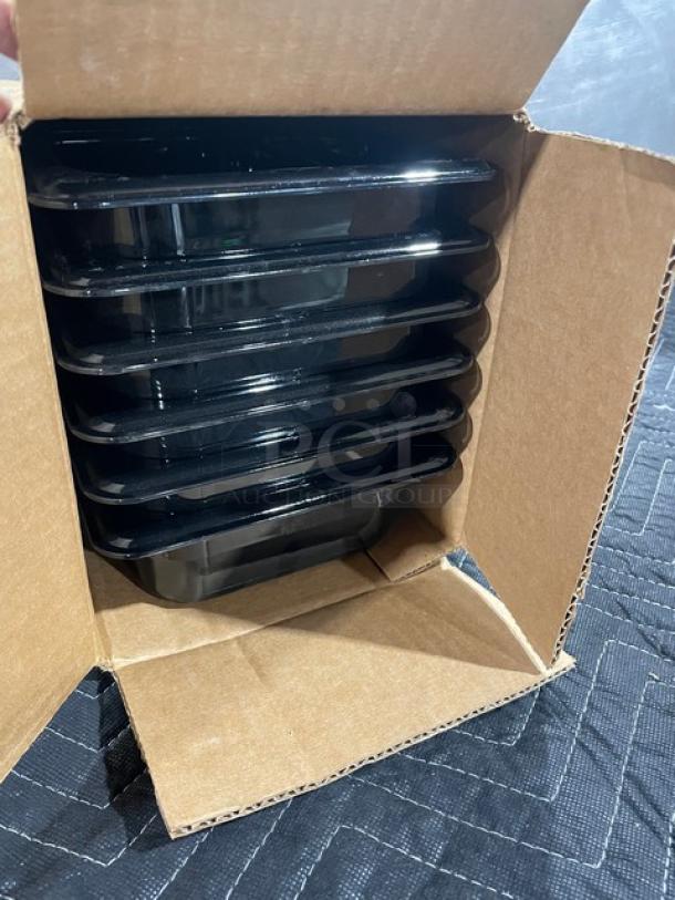BRAND NEW! Cambro H-Pan Collection Commercial Black High Heat 1/3 Size Food Pans! Model: 32HP110! 6X Your Bid! - Image 4 of 5