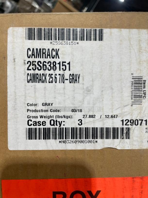 BRAND NEW! Cambro Camrack Series Commercial Gray 6-7/8" High Customizable 25 Compartment Glass Rack! With 3 Extenders! Model: 25S638151! 3X Your Bid! - Image 5 of 5