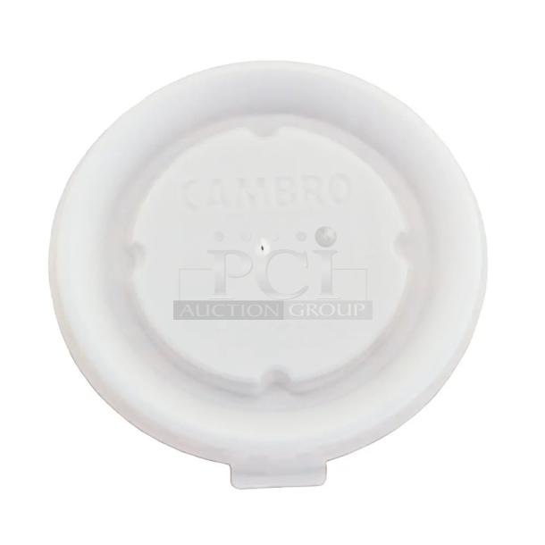 BRAND NEW! Cambro CamLids Series Commercial Clear Round Disposable Lids! 1500/Case! Model: CLSM8B5190! - Image 1 of 5
