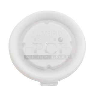 BRAND NEW! Cambro CamLids Series Commercial Clear Round Disposable Lids! 1500/Case! Model: CLSM8B5190!