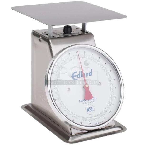 BRAND NEW! Edlund! 2023 Late Model! Commercial Stainless-Steel Heavy-Duty Countertop 25 Lb. Mechanical Dial Food Service Portion Scale! Model: HD-25! - Image 1 of 3