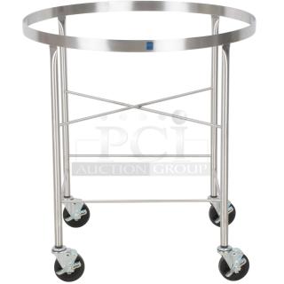 BRAND NEW! Vollrath Commercial Stainless Steel Mobile 80 Qt. Mixing Bowl Stand! Model: 79018! On Casters!