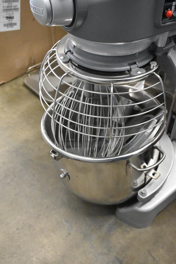 BRAND NEW SCRATCH AND DENT! Hobart Legacy HL200 Metal Commercial Countertop 20 Quart Planetary Dough Mixer w/ Stainless Steel Mixing Bowl, Bowl Guard, Whisk and Paddle Attachments. 100-120 Volts, 1 Phase. Tested and Working! - Image 7 of 15