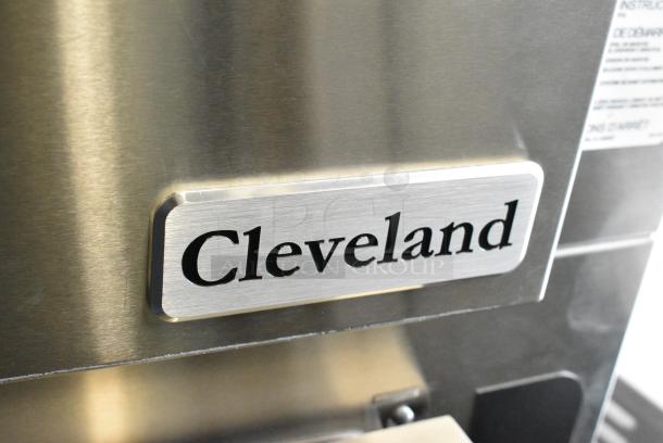 BRAND NEW SCRATCH AND DENT! 2024 Cleveland 24CGA10 Stainless Steel Commercial Natural Gas Powered SteamCraft Ultra Natural Gas 10 Pan Floor Steamer - 125,000 BTU - Image 4 of 12