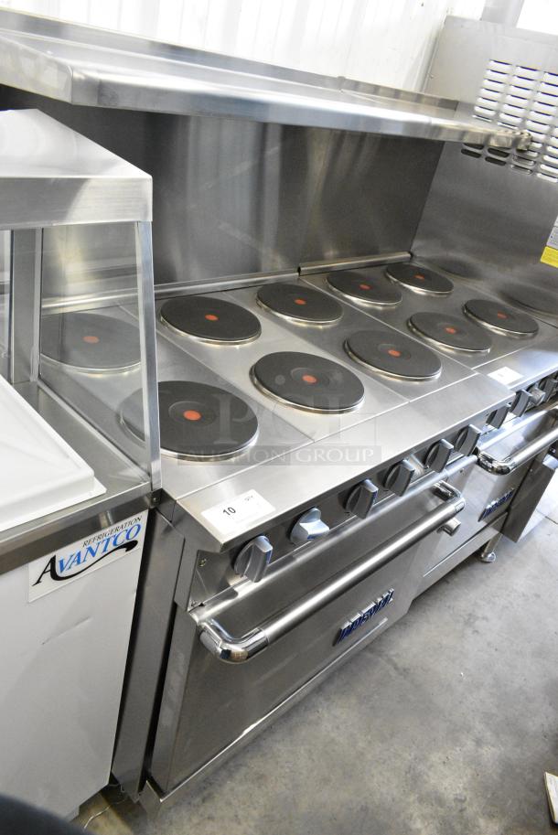 BRAND NEW SCRATCH AND DENT! Imperial Range IR-6-E Stainless Steel Commercial 36" Electric Range with 6 Round Plates and Standard Oven. 208 Volts, 1 Phase. - Image 2 of 9