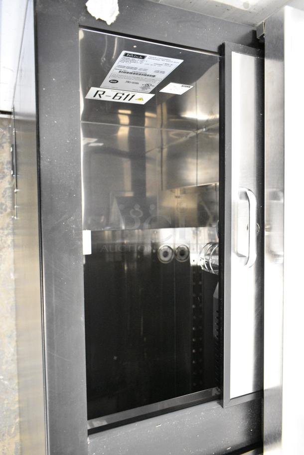 BRAND NEW SCRATCH AND DENT! 2024 Perlick BC60RT-3 Metal Commercial 60" Black Horizontal Flat Top Bottle Cooler w/ 2 Sliding Lids. 115 Volts, 1 Phase. Tested and Working! - Image 3 of 6