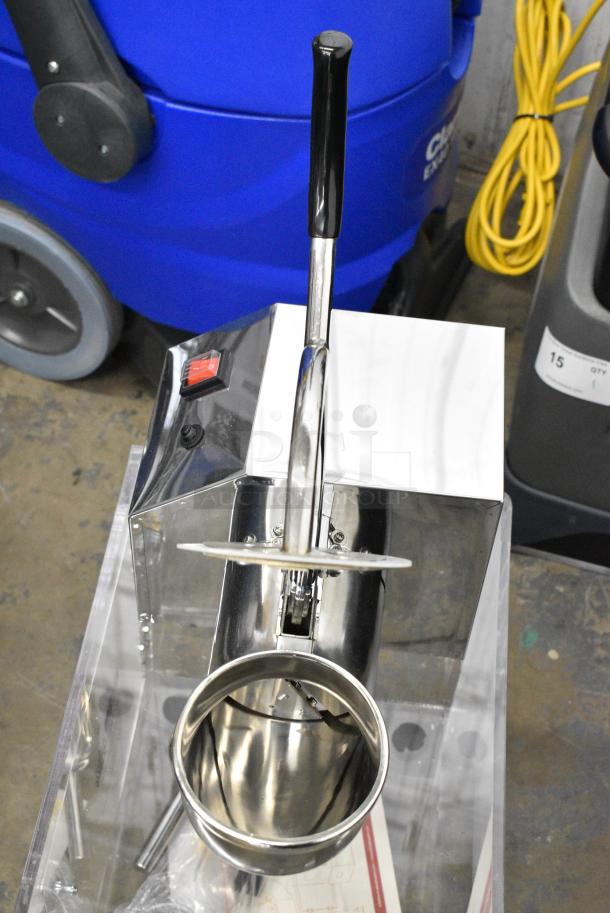 BRAND NEW SCRATCH AND DENT! 2024 Carnival King 382SCM250 Metal Commercial Countertop Sno Cone Ice Machine. 120 Volts, 1 Phase. Tested and Working! - Image 3 of 8