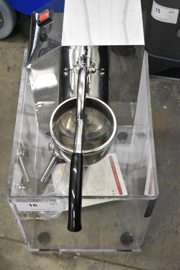 BRAND NEW SCRATCH AND DENT! 2024 Carnival King 382SCM250 Metal Commercial Countertop Sno Cone Ice Machine. 120 Volts, 1 Phase. Tested and Working! - Image 4 of 8