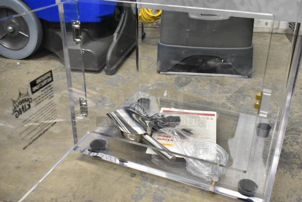 BRAND NEW SCRATCH AND DENT! 2024 Carnival King 382SCM250 Metal Commercial Countertop Sno Cone Ice Machine. 120 Volts, 1 Phase. Tested and Working! - Image 6 of 8