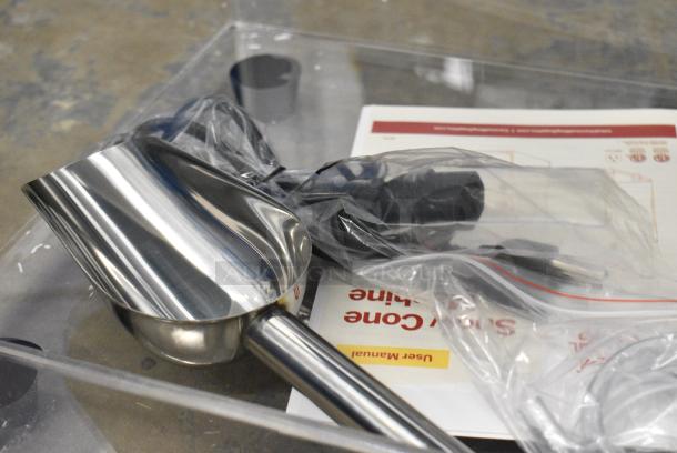 BRAND NEW SCRATCH AND DENT! 2024 Carnival King 382SCM250 Metal Commercial Countertop Sno Cone Ice Machine. 120 Volts, 1 Phase. Tested and Working! - Image 7 of 8