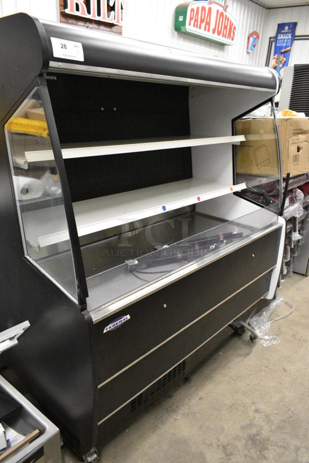 BRAND NEW SCRATCH AND DENT! Federal RSSM560SC-3 Metal Commercial Open Grab N Go Merchandiser on Commercial Casters. 120/208-240 Volts, 1 Phase. - Image 1 of 6