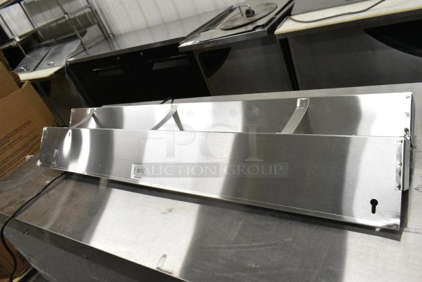 BRAND NEW SCRATCH AND DENT! Steelton 712B5548D Stainless Steel Double Tier Speed Rail - 48" - Image 4 of 5