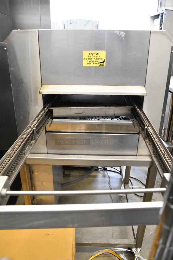 Belshaw Adamatic TG50 Stainless Steel Commercial Floor Style Thermoglaze Icing Machine on Commercial Casters. 208 Volts, 1 Phase. - Image 6 of 13