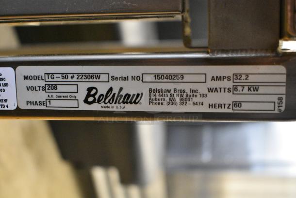 Belshaw Adamatic TG50 Stainless Steel Commercial Floor Style Thermoglaze Icing Machine on Commercial Casters. 208 Volts, 1 Phase. - Image 13 of 13