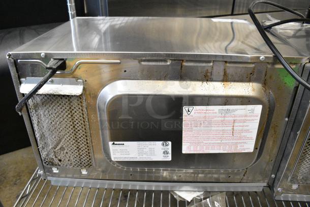 2020 Amana RCS10TS Stainless Steel Commercial Countertop Microwave Oven. 120 Volts, 1 Phase. - Image 4 of 6